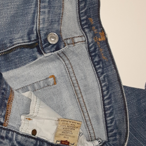 7 for all mankind distressed flare jeans - Picture 5 of 5